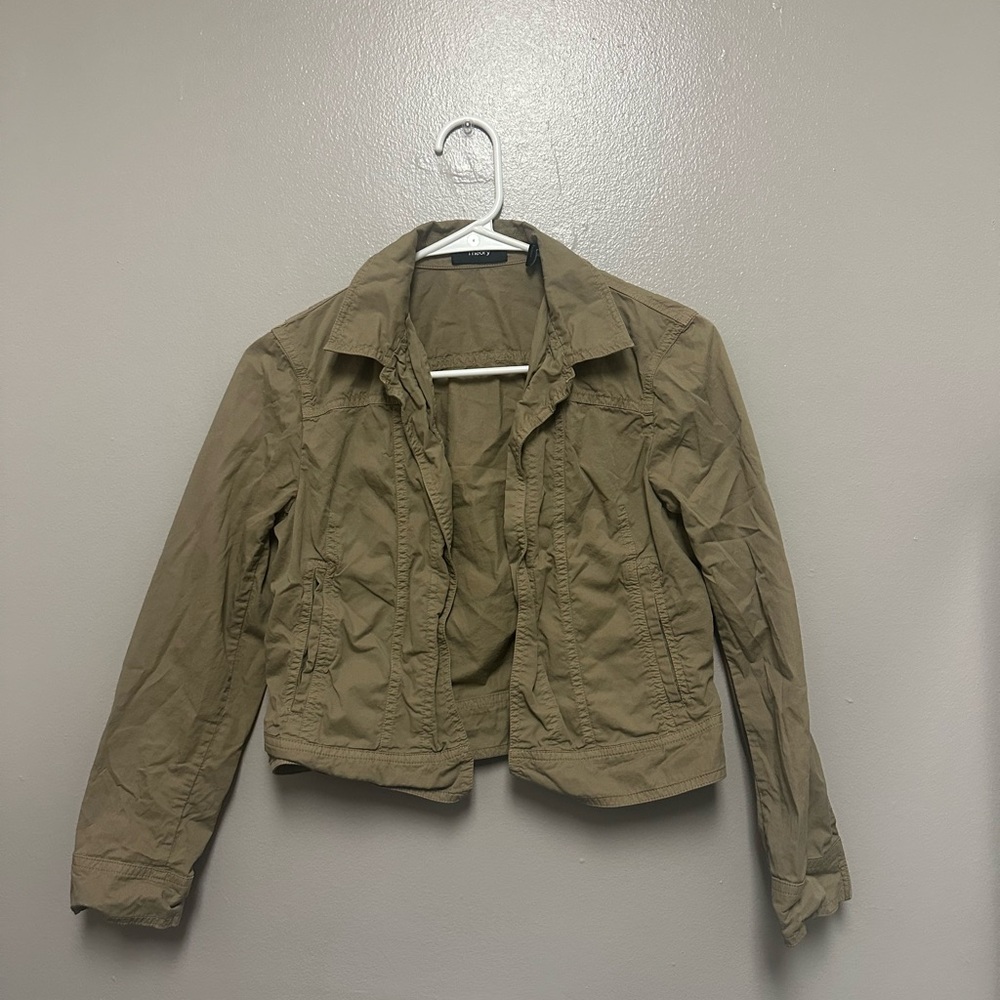 Theory Women's Utility Jacket in Tan